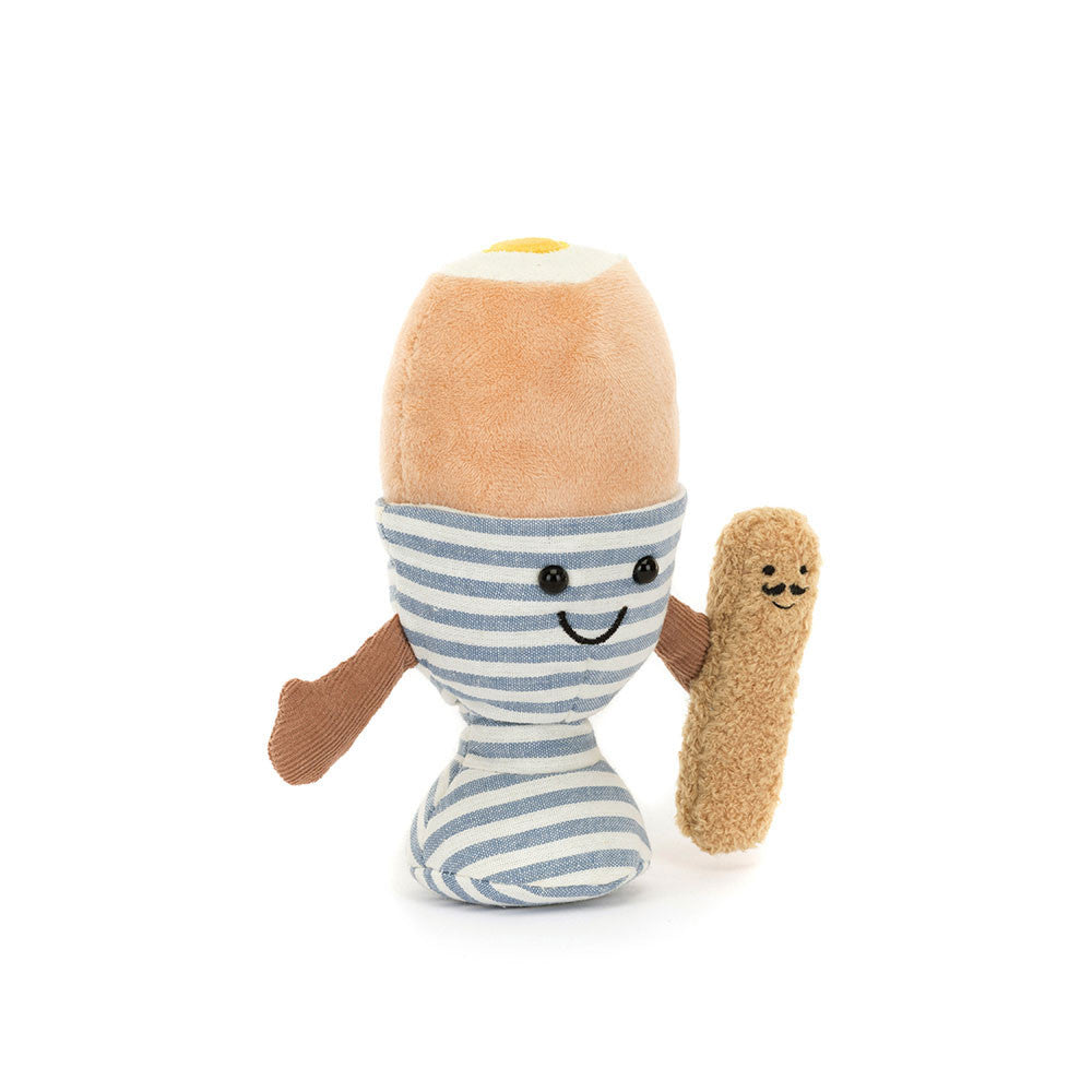 Amuseables Eggetha Egg & Lance Soldier One Size JELLYCAT