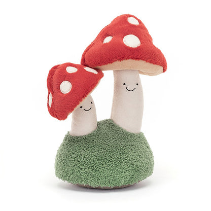 Amuseable Pair Of Toadstools One Size JELLYCAT