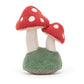 Amuseable Pair Of Toadstools One Size JELLYCAT