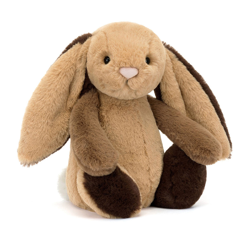 Bashful Patchwork Brown Bunny One Size JELLYCAT