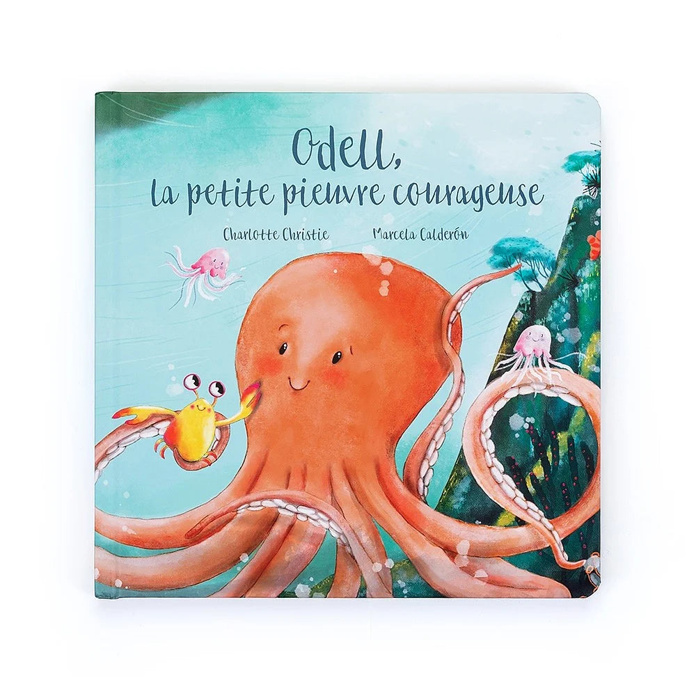 Odell The Brave Little Octopus Book One Size JELLYCAT