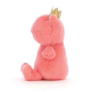 Crowning Croaker Pink Frog One Size JELLYCAT