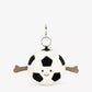 Amuseables Sports Football Bag Charm One Size JELLYCAT