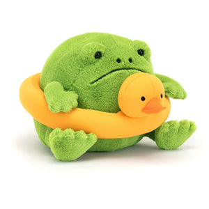Ricky Rain Frog Rubber Ring One Size JELLYCAT