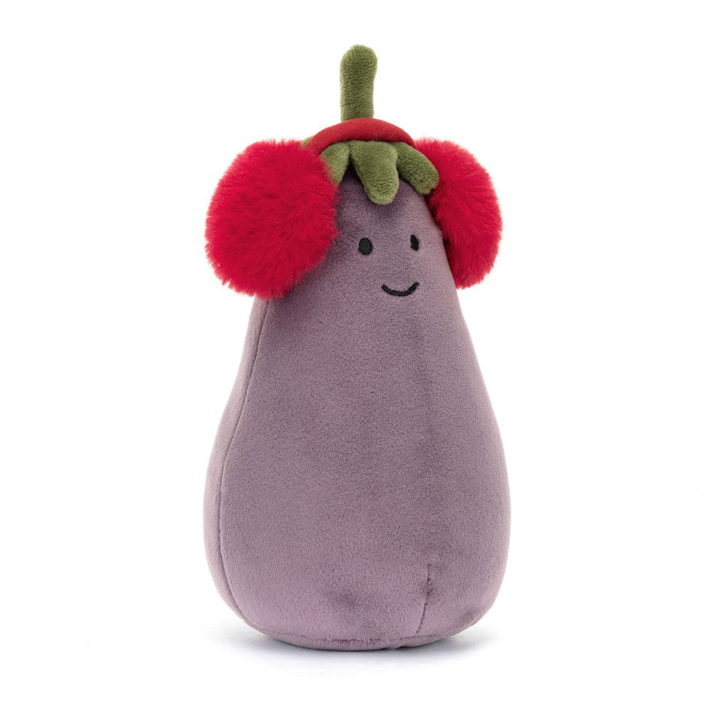 Tostada de berenjena roja vivaz, talla única JELLYCAT