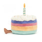 Amuseable Rainbow Birthday Cake One Size JELLYCAT