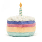 Amuseable Rainbow Birthday Cake One Size JELLYCAT