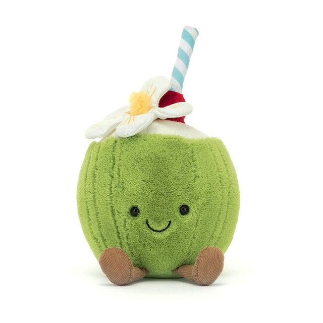  Aruba Coconut ぬいぐるみ ココナッツジュース　花 JELLYCAT de Amuseables Aruba Coconut, talla única