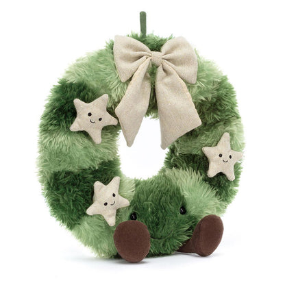 Amuseables Nordic Spruce Wreath One Size JELLYCAT