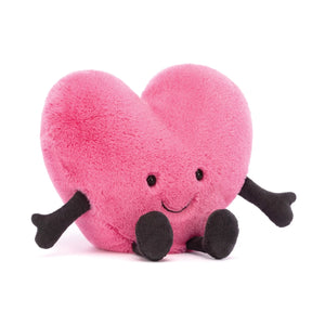 AMUSEABLE PINK HEART Large JELLYCAT