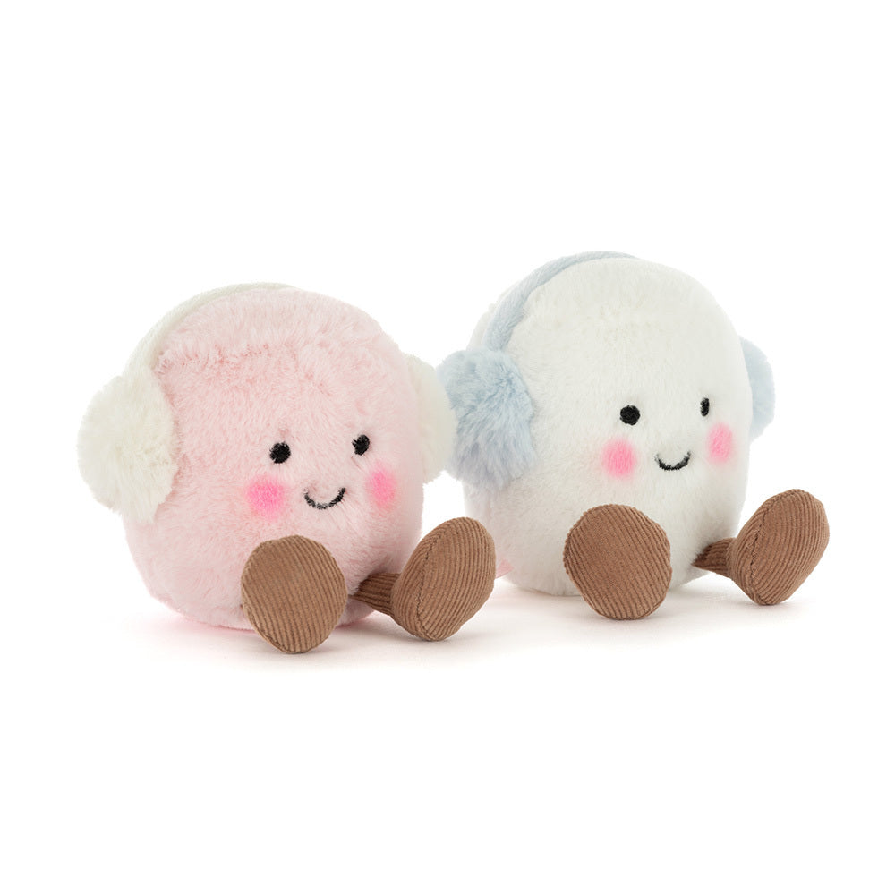 Amuseables Toastie Pink and White Marshmallows One Size JELLYCAT