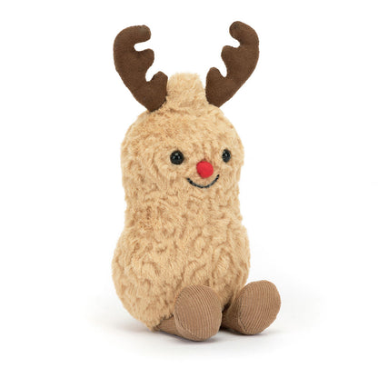 Amuseables Peanut Reindeer One Size JELLYCAT