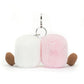 Amuseables Pair Of Marshmallows Bag Charm One Size JELLYCAT