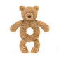 Bartholomew Bear Ring Ratlle One Size JELLYCAT