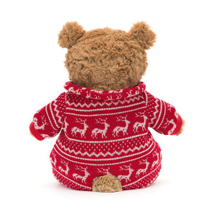 Bartholomew Bear Winter Pajamas One Size JELLYCAT
