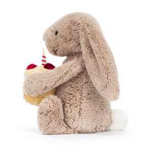 Bashful Beige Bunny 'Birthday' One Size JELLYCAT