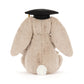 Bashful Bunny Graduation Outfit One Size JELLYCAT