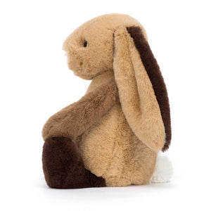 Bashful Patchwork Brown Bunny One Size JELLYCAT