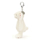 Blossom Cream Bunny 'Berry' Bag Charm One Size JELLYCAT