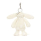 Blossom Cream Bunny 'Berry' Bag Charm One Size JELLYCAT