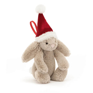 Bashful Christmas Bunny Decoration Tiny JELLYCAT