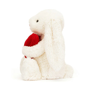 Bashful Red Love Heart Bunny Medium JELLYCAT