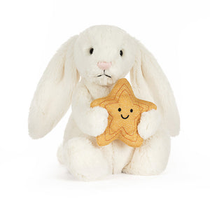 Cream Bunny with Star One Size JELLYCAT