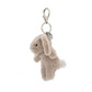 Bashful Bunny Beige Bag Charm One Size JELLYCAT