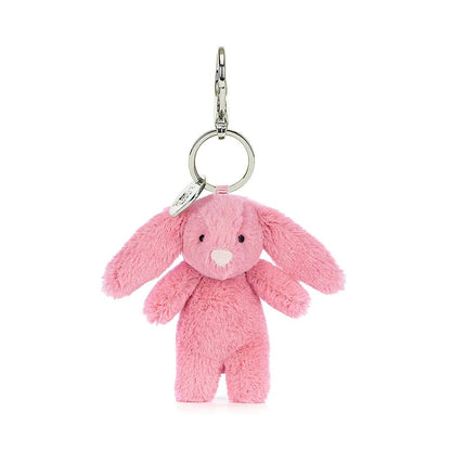 Bashful Bunny Pink Bag Charm One Size JELLYCAT