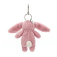 Bashful Bunny Tulip Bag Charm One Size JELLYCAT