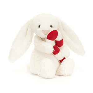 Bashful Bunny with Candy Cane One Size JELLYCAT