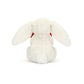 Bashful Red Love Heart Bunny Small JELLYCAT