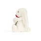 Cream Bunny with Rose One Size JELLYCAT