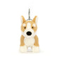 Betty Corgi Bag Charm One Size JELLYCAT