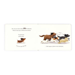 Otto The Little Dog Sausage Book One Size JELLYCAT