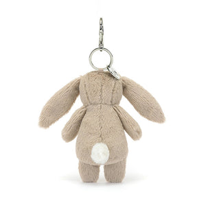 Blossom Beige Bunny Bag Charm One Size JELLYCAT