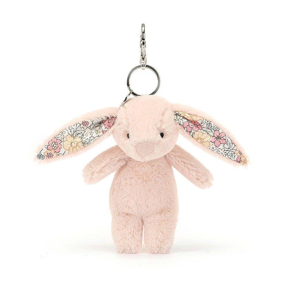 Blossom Blush Bunny Bag Charm One Size JELLYCAT