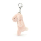 Blossom Blush Bunny Bag Charm One Size JELLYCAT