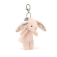 Blossom Blush Bunny Bag Charm One Size JELLYCAT