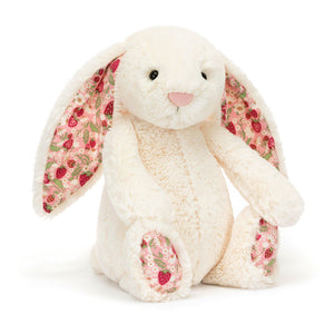 Conejito Blossom Cream 'Berry' mediano JELLYCAT