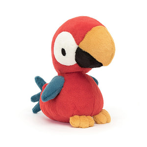 Bodacious Beak Parrot One Size JELLYCAT