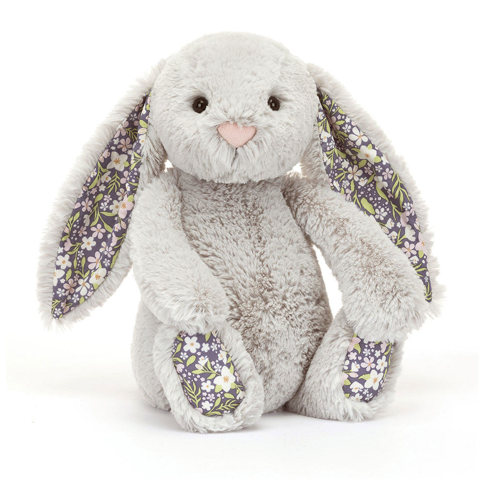 Blossom Silver Bunny 'Bloom' Medium JELLYCAT