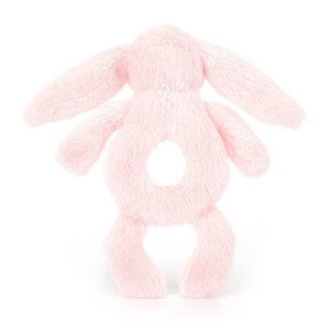 Bashful Pink Bunny Ring Rattle One Size JELLYCAT