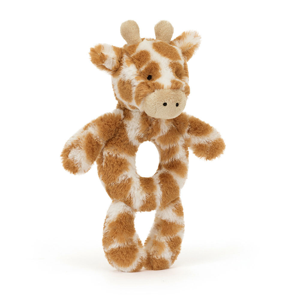 Bashful Giraffe Ring Rattle One Size JELLYCAT