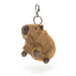 Clyde Capybara Bag Charm One Size JELLYCAT