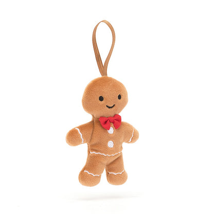 Festive Folly Gingerbread Fred One Size JELLYCAT