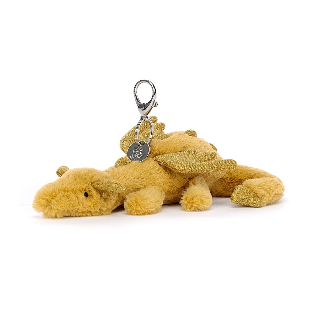 Golden Dragon Bag Charm One Size JELLYCAT