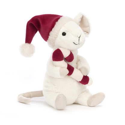 Merry Mouse Candy Cane One Size JELLYCAT