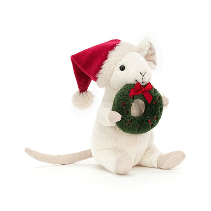 Merry Mouse Wreath One Size JELLYCAT