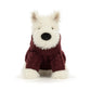Munro Scottie Dog 'Winter Jumper' One Size JELLYCAT